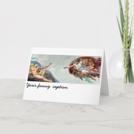 Adam 6の作成足遠くに カード (正面)