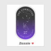 Adam Boqvist Back Twilight Sticker シール (シート)