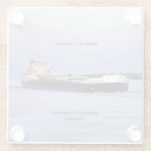 Adam E. Corneliusガラスコースター ガラスコースター (裏面)