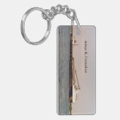 Adam E. Cornelius長方形キーチェーン キーホルダー (正面左)