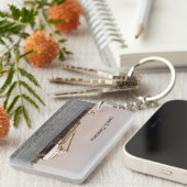 Adam E. Cornelius長方形キーチェーン キーホルダー (正面右)