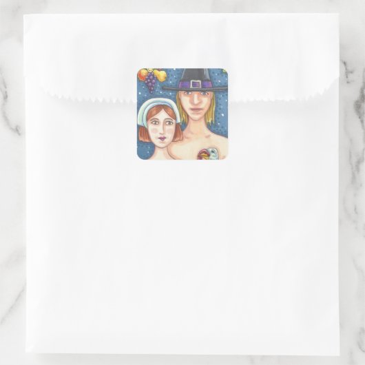 ADAM & EVE巡礼者THANKSGIVINGステッカーシートSqu スクエアシール (バッグ)