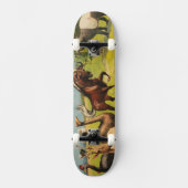 Adam Forepaugh & Sells Brothersのサーカスポスター スケートボード (正面)