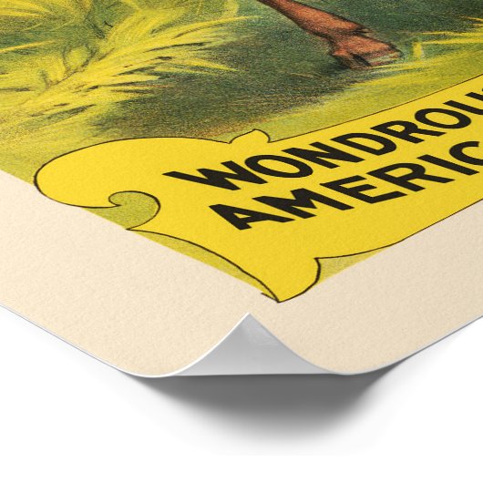 Adam Forepaugh & Sells Brothersのサーカスポスター ポスター (角)