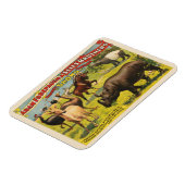 Adam Forepaugh & Sells Brothersのサーカスポスター マグネット (左側)