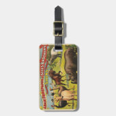 Adam Forepaugh & Sells Brothersのサーカスポスター ラゲッジタグ (正面縦)