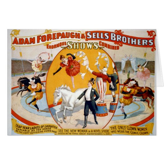 Adam Forepaugh & Sells Brothers (正面横)