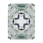ADAM ~ Green and Blue Easter ~ card magnet ~ マグネット (縦)
