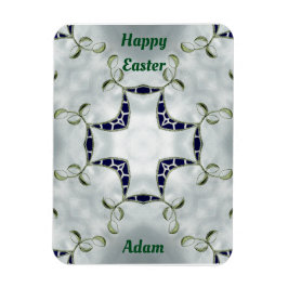 ADAM ~ Green and Blue Easter ~ card magnet ~ マグネット