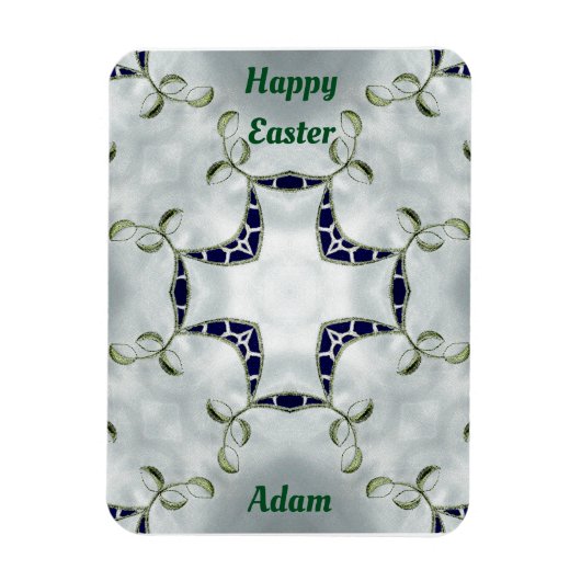 ADAM ~ Green and Blue Easter ~ card magnet ~ マグネット (縦)