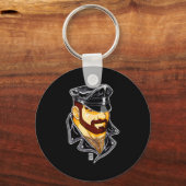 Adam Likes Leather Hat  キーホルダー (正面)