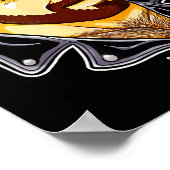 Adam Likes Leather Hat  ポスター (角)