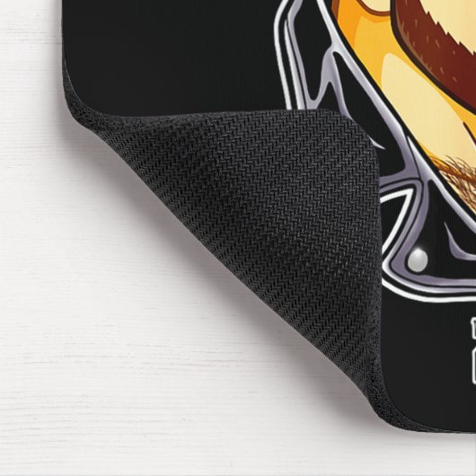 Adam Likes Leather Hat マウスパッド (コーナー)