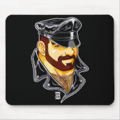 Adam Likes Leather Hat マウスパッド (正面)