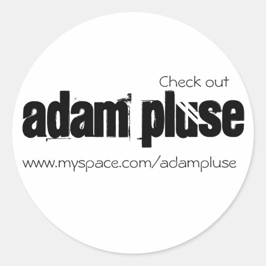 Adam Pluse – シール (正面)