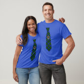 Adam Scottish Badge & Tartan Necktie Tシャツ (ユニセックス)