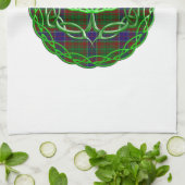 Adam Scottish Tartan Celtic Thistle キッチンタオル (折り畳み)