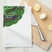 Adam Scottish Tartan Celtic Thistle キッチンタオル (四つ折り)