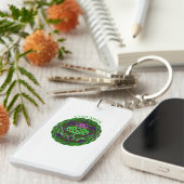 Adam Scottish Tartan Celtic Thistle キーホルダー (正面右)