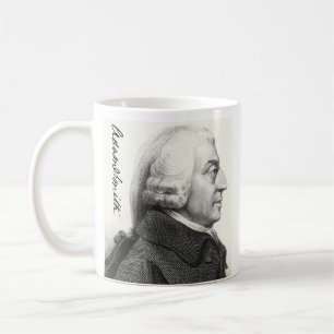Adam Smithプロファイル(署名付き) コーヒーマグカップ