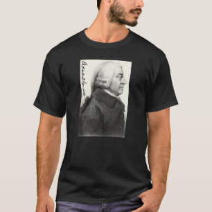 Adam Smithプロファイル(署名付き) Tシャツ