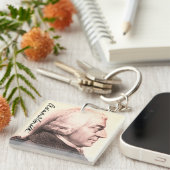 Adam Smithプロファイル/署名 キーホルダー (正面右)