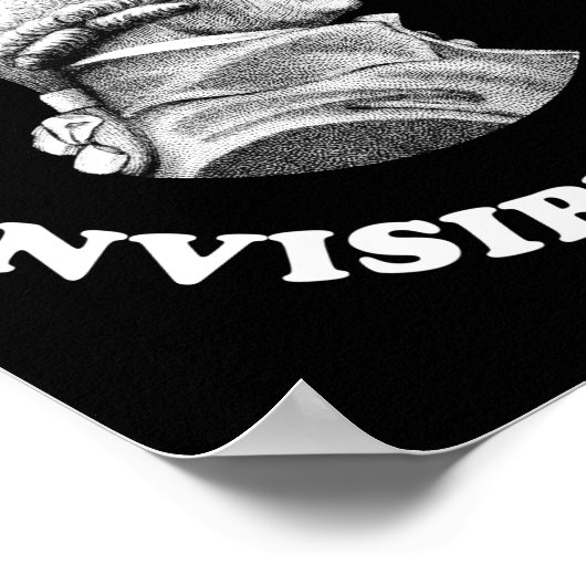 Adam Smith – 目に見えない手と話す – おもしろい Ec ポスター (角)