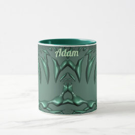 ADAM to Zany 3D Fractal to Green 3D Mug マグカップ