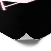 ADAMSアルファベットレター名アート ポスター (角)