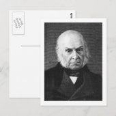 Adams~ John Quincy Adams社長統一された州 ポストカード (正面/裏面)