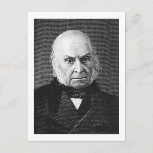 Adams~ John Quincy Adams社長統一された州 ポストカード (正面)