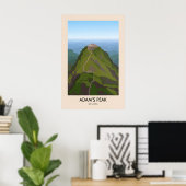 Adams Peak Travel Poster ポスター (ホームオフィス)