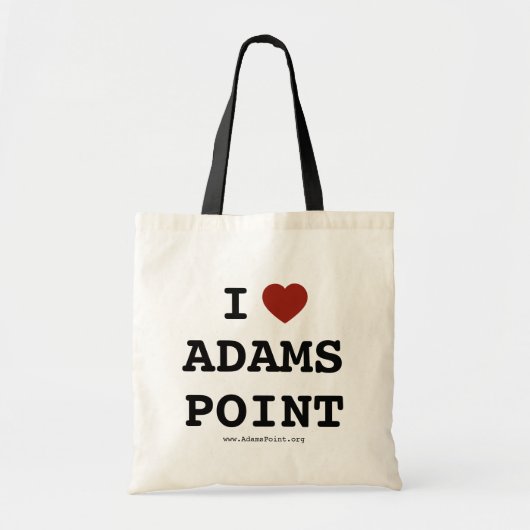 Adams Pointを愛してやまないトートバッグ トートバッグ (正面)