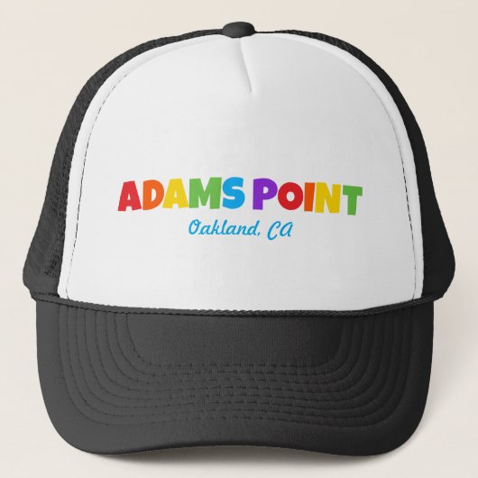 Adams Point Fairyland Trucker Hat キャップ (正面)