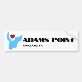 Adams Point / Lake Merritt Bumper Sticker バンパーステッカー