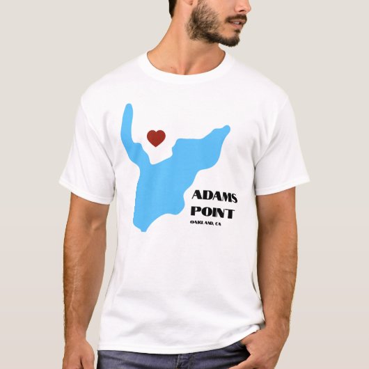 Adams Point / Lake Merritt T-Shirt Tシャツ (正面)