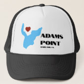 Adams Point / Lake Merritt Trucker Hat キャップ (正面)