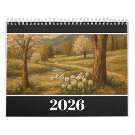 AdamsArt 2026年 秋の田舎の風景 カレンダー