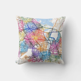 Adana Türkiye City Map クッション