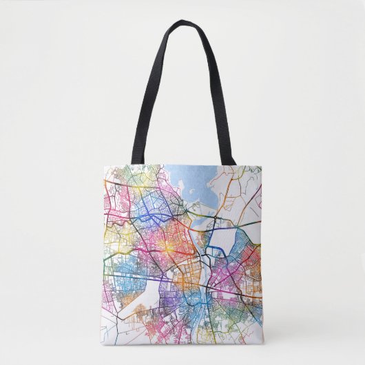 Adana Türkiye City Map トートバッグ (正面)