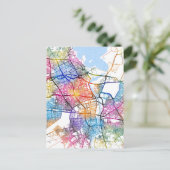 Adana Türkiye City Map ポストカード (スタンド正面)