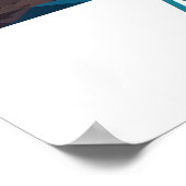 Adana Vintage Travel Poster Ski National Park ポスター (角)