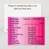 Adaptive Living Tools Daily List To Do Card Monday ポストカード (正面/裏面)