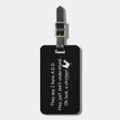 ADDチキンユーモアことわざ ラゲッジタグ (正面縦)