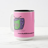 ADDチャンネル：気を散らす ツートーンマグカップ (正面左)