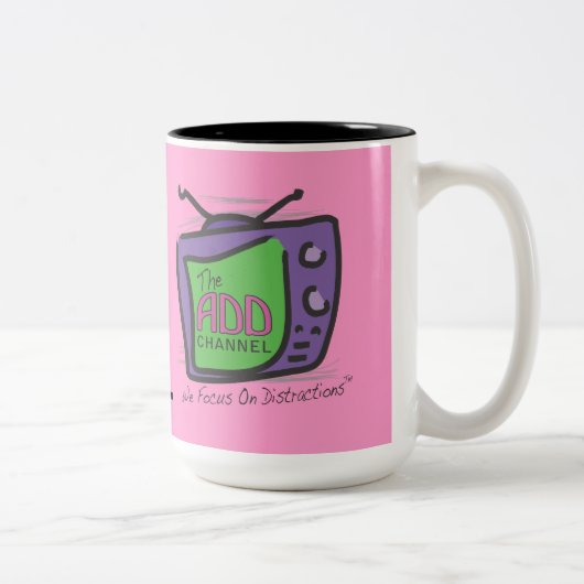 ADDチャンネル：気を散らす ツートーンマグカップ (右)