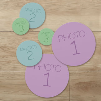 Add 3 Photos and Create Your Own コンフェッティ