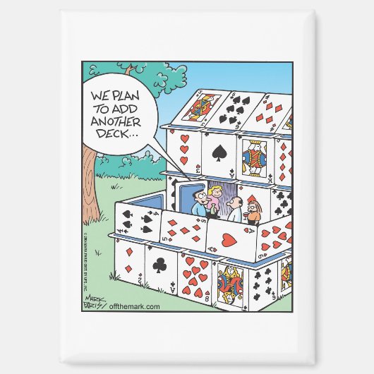 Add a deck (playing cards) マグネット (正面)