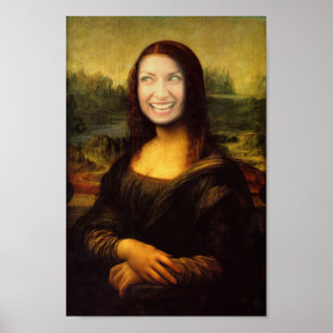 Add a Face Mona Lisa ポスター