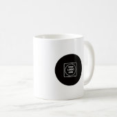 Add A Logo Business Personalized Coffee Mug コーヒーマグカップ (正面右)